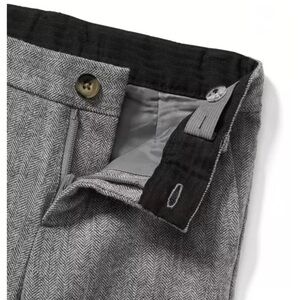 Janie and Jack Herringbone Wool Boys Pants